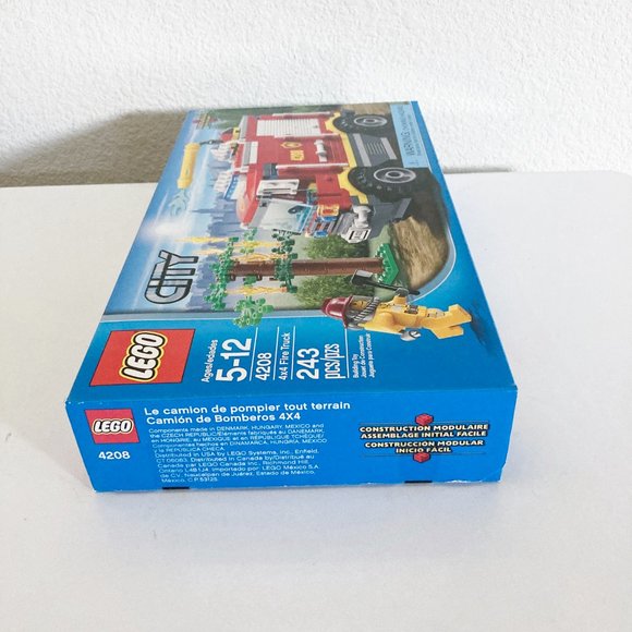 NEW Lego City 4208 4X4 Fire Truck 2012 Retired SEALED Excellent - Picture 5 of 6